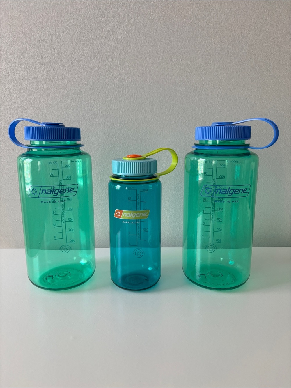 NALGENE 3-piece set water bottles